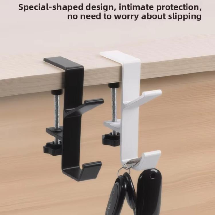 Gaming Headphone Stand Double Layer Storage Hook Wide Compatibility Compact Design For Convenient Organization