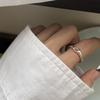 Retro Gemstone Ring Cold Fashion Light Luxury Niche Design Advanced Sense, Opening Adjustable Index Finger Ring Versatile