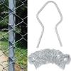 Packung mit 100 robusten Metall-Kettenzaunbindern, 11 Gauge, Zubehör für starke und stabile Zaunanlagen im Agrar- und Gartenbereich