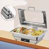 ZISIZ Electric Square 6L Buffet Food Warmer