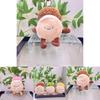 Cute Plush Pancake Food Doll Keychain Soft Pp Cotton Adorable Pendant Accessory