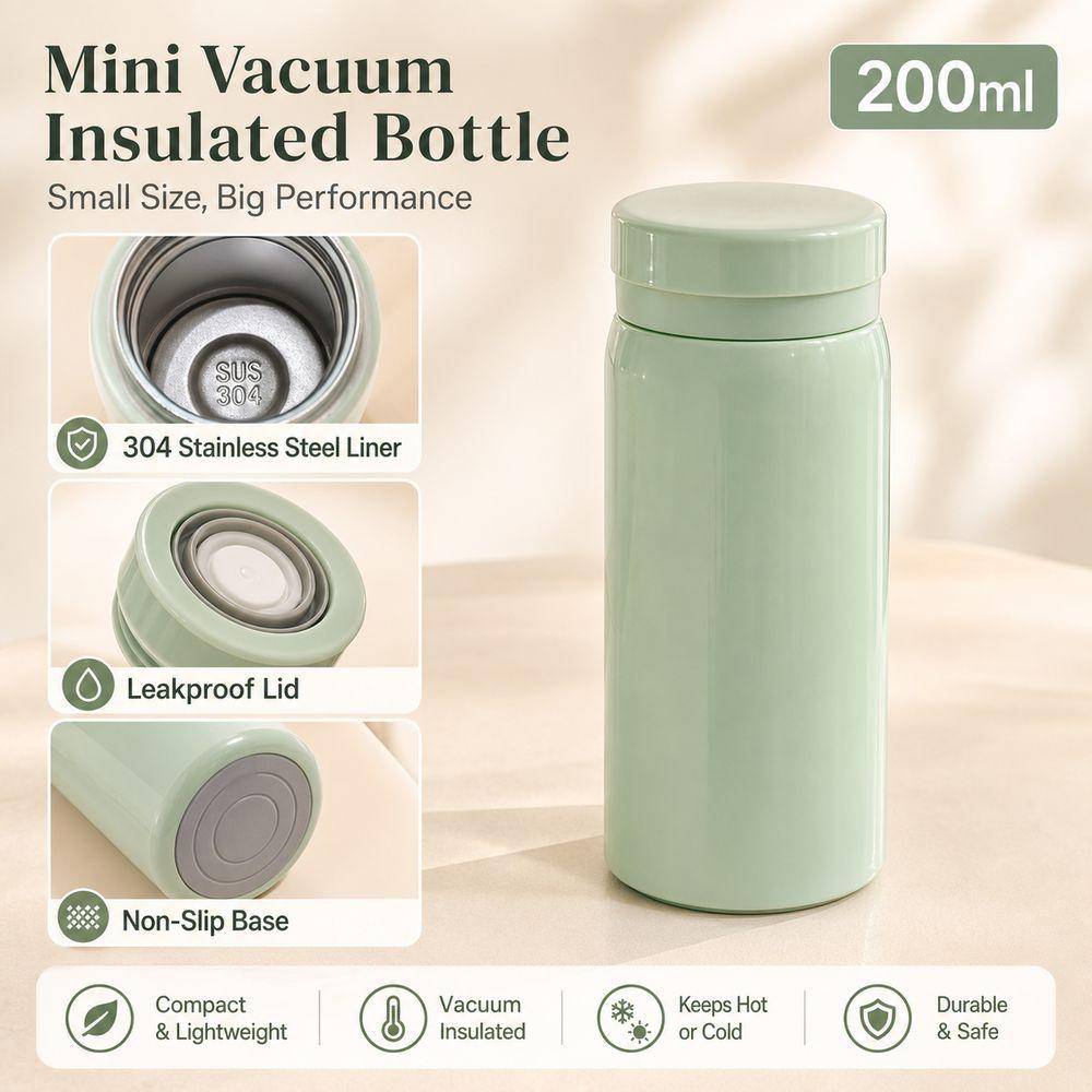 Non Slip Base Mini Thermos Cup Student Water Bottle for Students Kids Daily Drinking