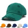 Retro Personality Spring and Summer Ripped Visor Hat Men and Women Trend Hip Hop Cap Couple Travel Versatile Baseball Cap