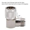 N Male To M Female Right Angle Coaxial Adapter Antenna Adapter for UHF Connector