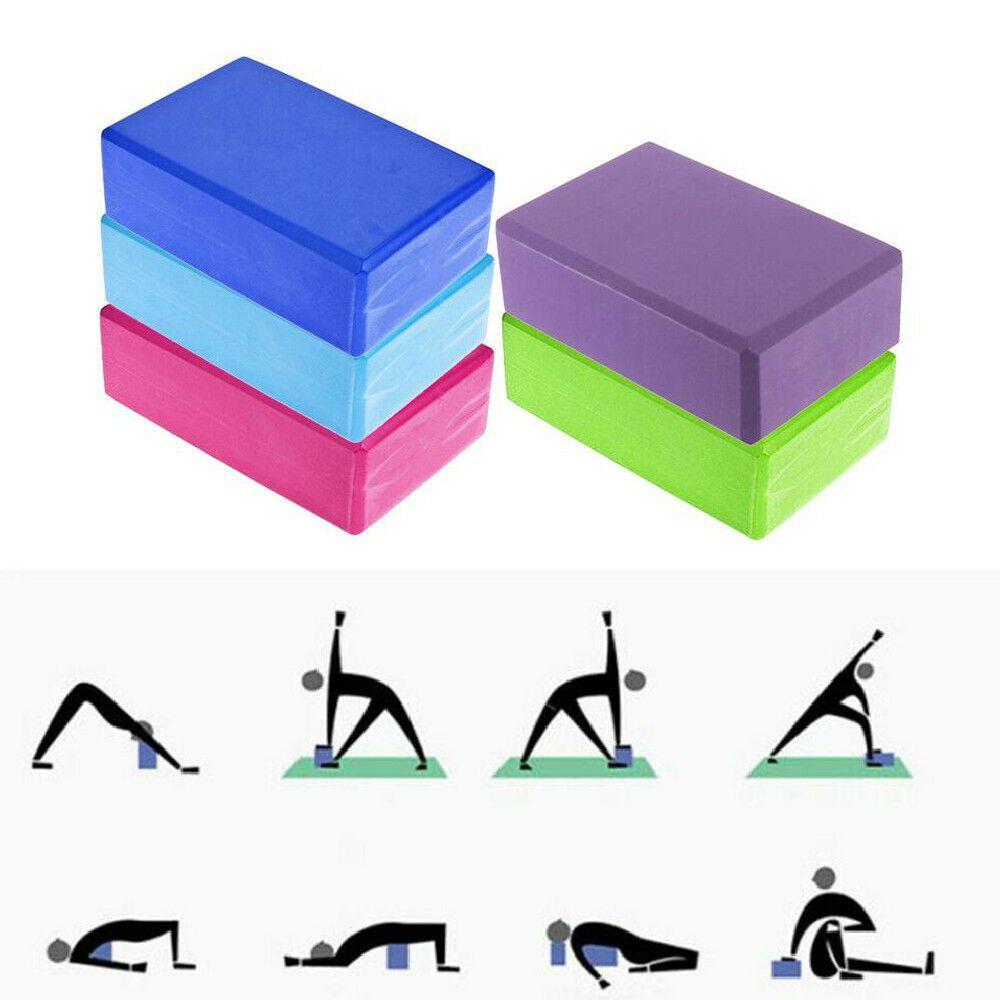 Yoga Pilates Block Foam Foaming Brick Fitness Exercise Stretch Stretch Health