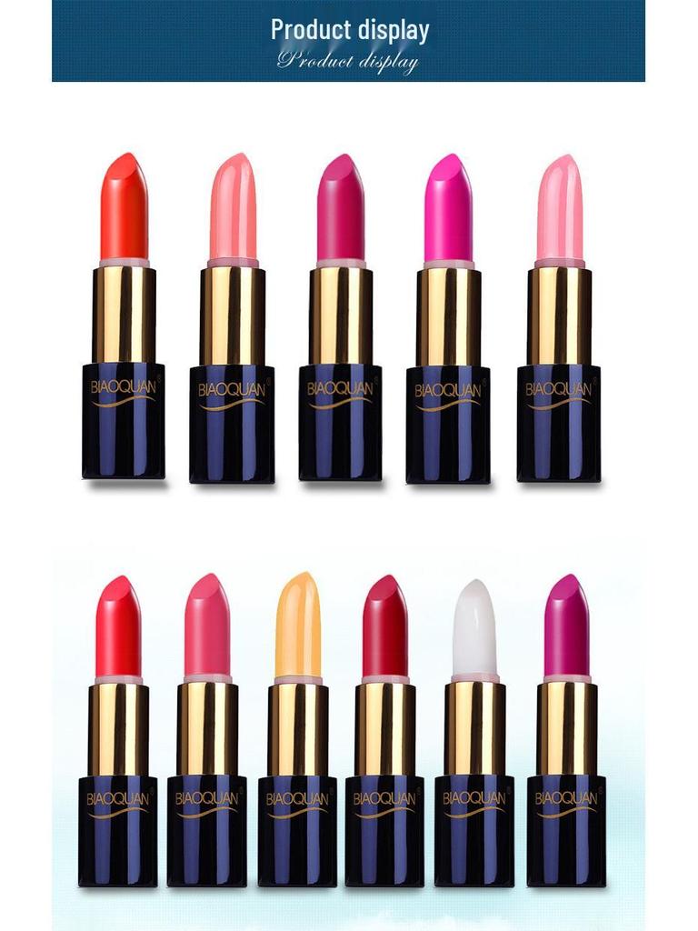 Bioquan Black Magic Long-lasting Moisturizing Lipstick - Non-stick and Non-fading
