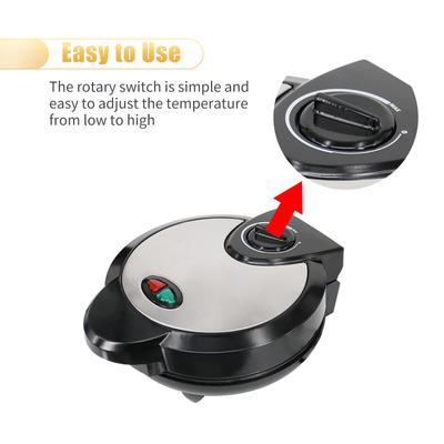 1200W Electric Ice Cream Cone Maker With Roller Waffle Cone and Bowl Maker Nonstick Waffle Baking