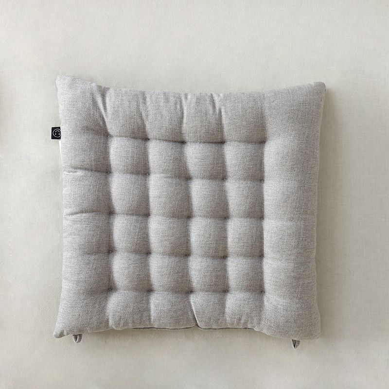 

M. Life Artsy Retro Fabric Cushion Minimalist Living Room Dining Chair Cushion Tatami Cushion Bench Cushion MM-light gray (heavy multi-pin cushion) 40*40*6cm