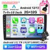 Android 13 7/9/10 Inch Multimedia Player Wireless Carplay Android Auto Car Intelligent Systems Rear View Camera  Car Accessories
