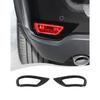 Carbon Fiber Rear Fog Light Tail Lamp Bezel Covers For Jeep Grand Cherokee 2011+