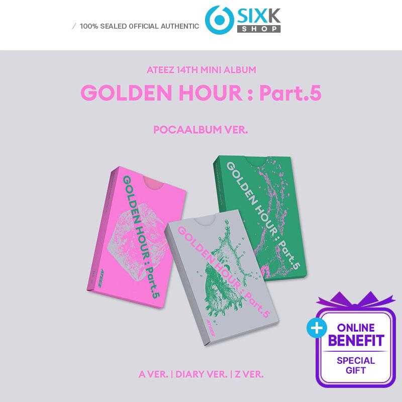 [Предзаказ] ATEEZ GOLDEN HOUR : Часть 5 (Альбом Пока) (Онлайн-преимущество) [NO POB] RANDOM