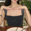 European and American summer new sexy slim and thin sling vest polka dot personalized design women's top