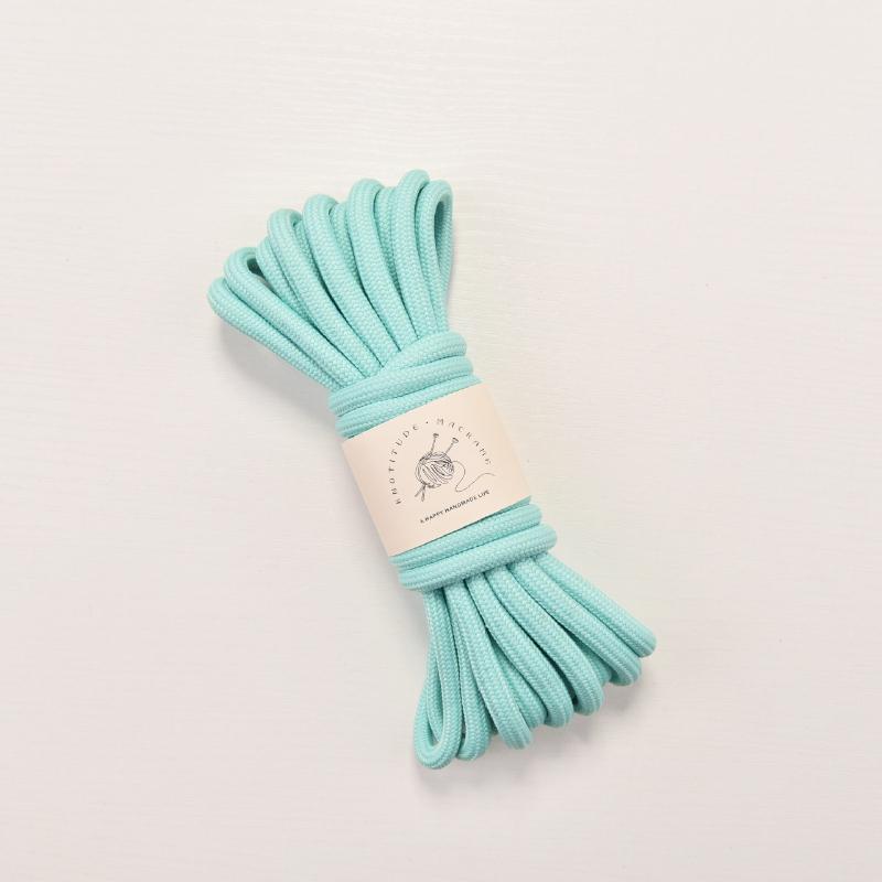 8mm Polyester Core Rope 5m Colorful Braided Cord for Pet Leash Making Rope Crochet Bag Strap Handmade Craft Clothing Accessories