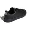 adidas Originals STAN SMITH J Abrasion Resistant Low Top Kids' Skateboarding Shoes Black Teenagers M20604