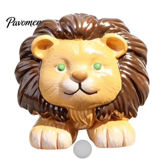Mini Car Ornament for Air Vent Cute Animal Clip Freshener with Aroma Pad, Resin Lion Interior Decoration Leopard Deer Owl Dashboard Ornament,