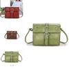 Chic Small Square Pu Leather Bag For Women In Brown With Retro Style And Modern Elegance