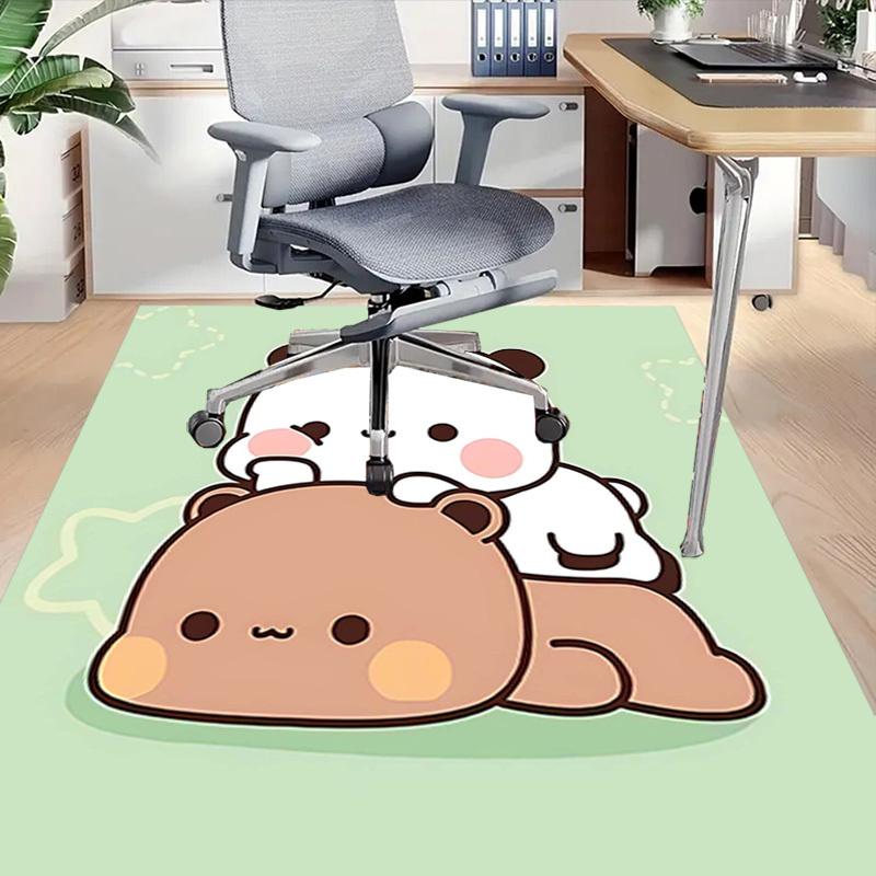 1PC Panda Bear Anti-slip Carpet, Suitable for Office, Bedroomand Playrooms. It Can Also Be Used As a Sofa Footrest cover-R48