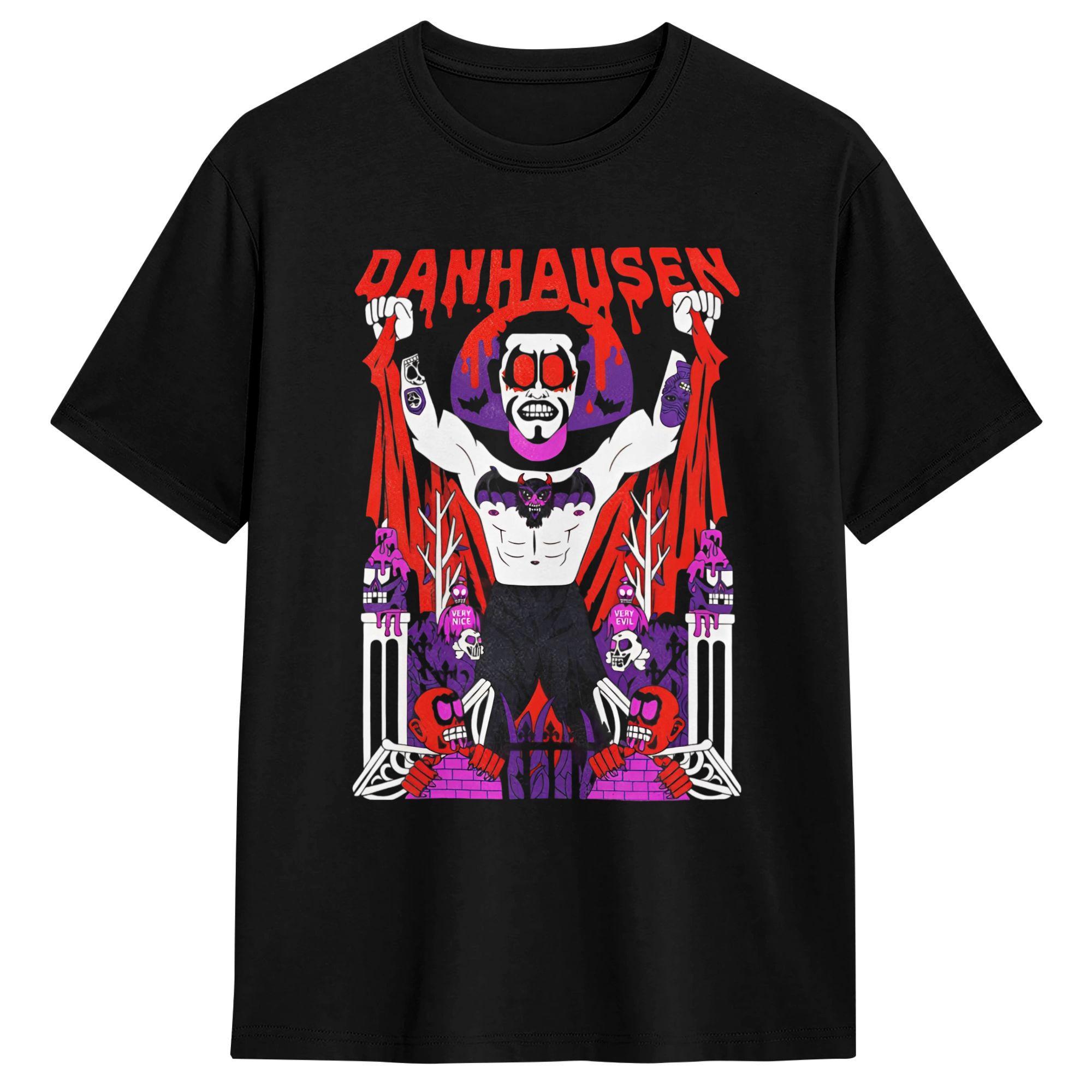 Danhausen Wrestler T Shirt Unisex Cotton Vintage TShirt Crew Neck Tees Short Sleeve Clothes Plus Size S