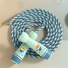 Adjustable Skipping Ropes Cotton Rope Kids Jump Rope Lovely Child Jumping Rope  Workout