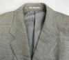 Lanvin STUDIO Wełna Len Wiosna Lato Marynarka Krawiecka R52-47 Męska L Jasnoszara Na Pół Podszyta cBH627(UŻYWANY)