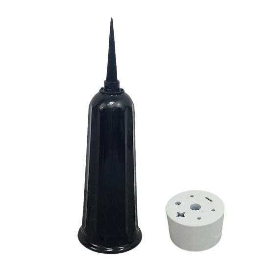 Cemetery Vase Graveyard Decoration Flowers Holder with 7-Hole Cylindrical Insert Reusable Cemetery Flower Holder with Spike