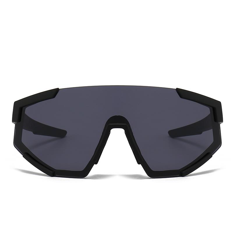 Sps04 One-Piece Oversized Frame One-Piece Retro Sunglasses Modern Charm Glasses Trendy Street Photography Sunglasses