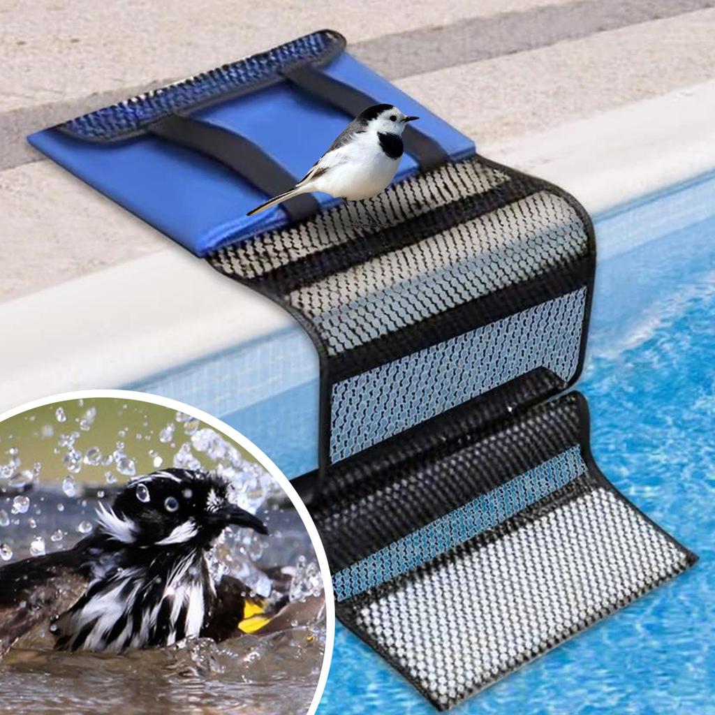 Animal Saving Escape Ramp Frog Rescue Swimming Pool Ramp Pond Critter Rescue Device Floating Saver Tool for Squirrel Frog