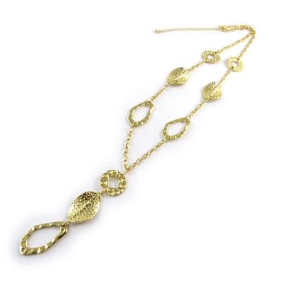 [N8786] - Colar dourado do designer 'Cléopatra'