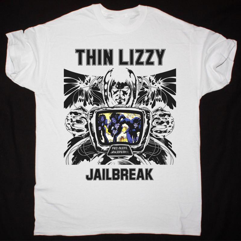 Thin Lizzy Heavy Cotton White All Size Men Women T Shirt Unisex T-Shirt S