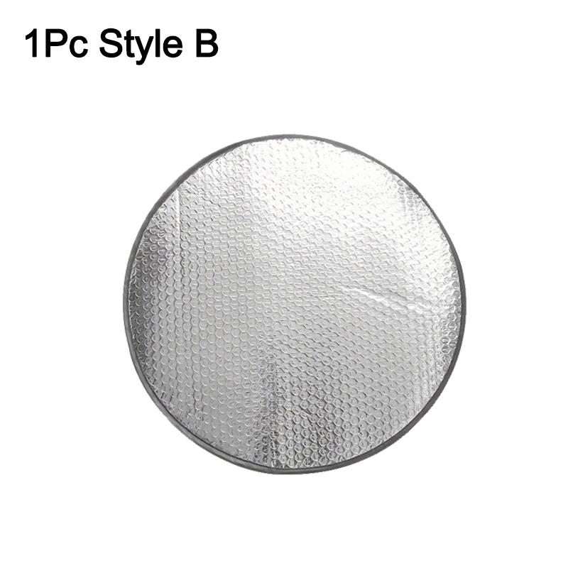 1/2Pcs Car Steering Wheel Anti-Heat Sun Shade Cover Foldable Sun-proof Anti-UV Protect Parasol Shield Sunscreen Insulation Cover
