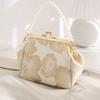 Women's bag new simple and elegant Hanfu bag Chinese antique hand-held cheongsam bag single shoulder crossbody shell bag