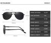 Luxus Herren Polarisierte Sonnenbrille Autofahren Sonnenbrille Männer Frauen Designer Vintage Schwarze Piloten Sonnenbrille UV400
