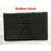 Universal Black Car Floor Mat Carpet Scuff Guard Foot Rest Pedal Plate Pad 1Pcs