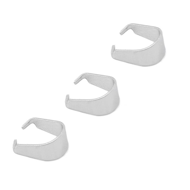 Stainless Steel Lobster Clasp End Cap for Beading Jewelry Accessories