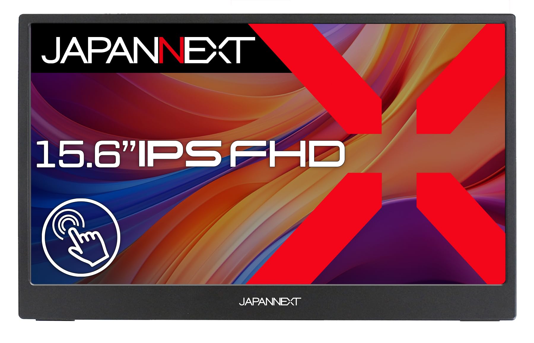 

JAPANNEXT inch IPS panel compatible Full HD resolution mobile monitor miniHDMI USB HDR with smart case [Sales limited] 15.6 multi-touch (1920x1080)