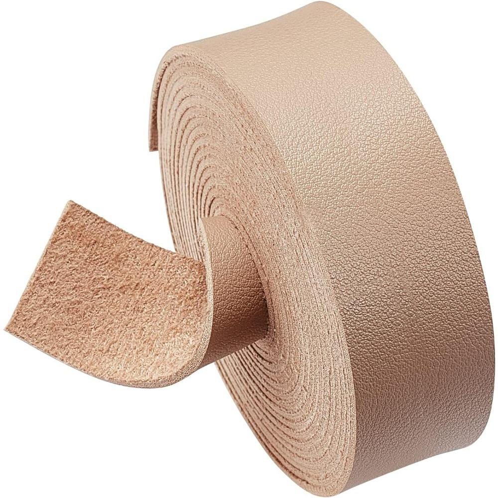 1 Inch Wide Single Side Leather Strip 98 Inch Long Double Sided Smooth Leather Strip for DIY Craft Projects Pet Collars Belts
