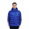 Adidas Logo Print Classic Three Detail Cotton Jacket Men Jacket Blue GT1675