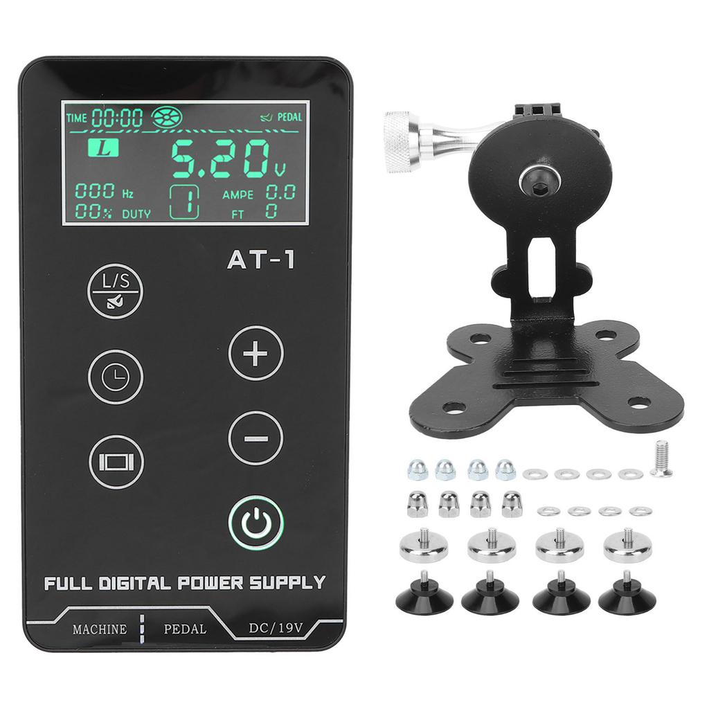 Multifunctional Tattoo Power Supply LCD Touch Screen Tattoo Machine Power Supply 100‑240VUS Plug