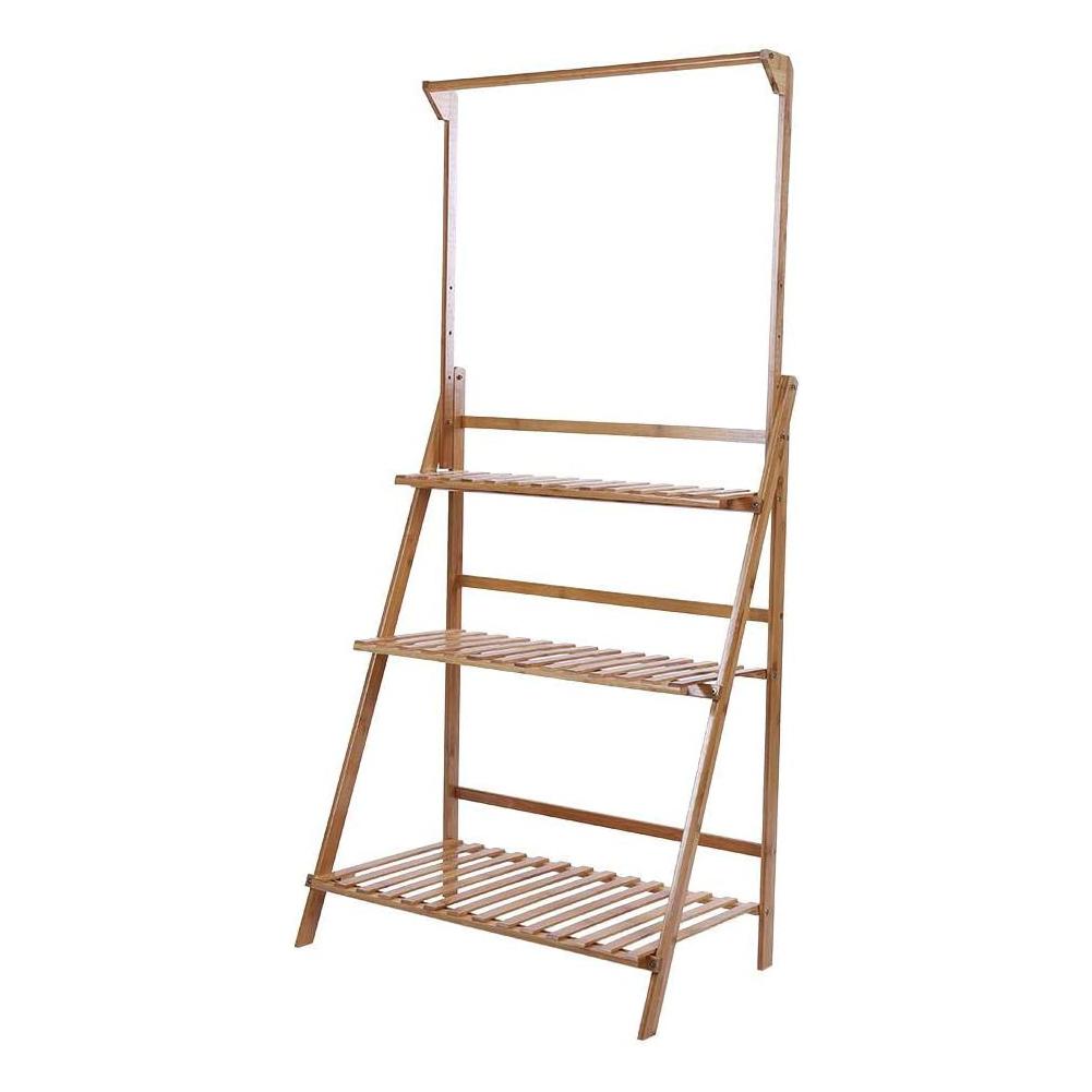 

Multifunctional Multilayered Bamboo Storage Rack Potted Plant Household Office