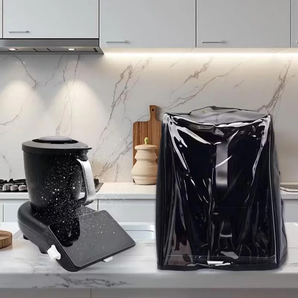 Foldable Kitchen Dust Cover Transparent Dustproof Foldable Cover Durable Kitchen Use Kitchen Appliance Cover for Thermomix TM7