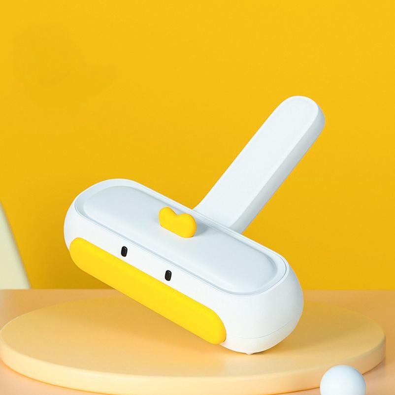 Hot pet cute yellow duck sticky hair device Cute practical sofa clothes pet sticky hair device pet supplies