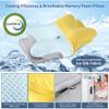 Cervical Neck Pillow - Ergonomic Side Sleeper Pillow for Pain Relief, Cooling Cervical Pillow for Sleeping, Contour Orthopedic Memory Foam Pillows