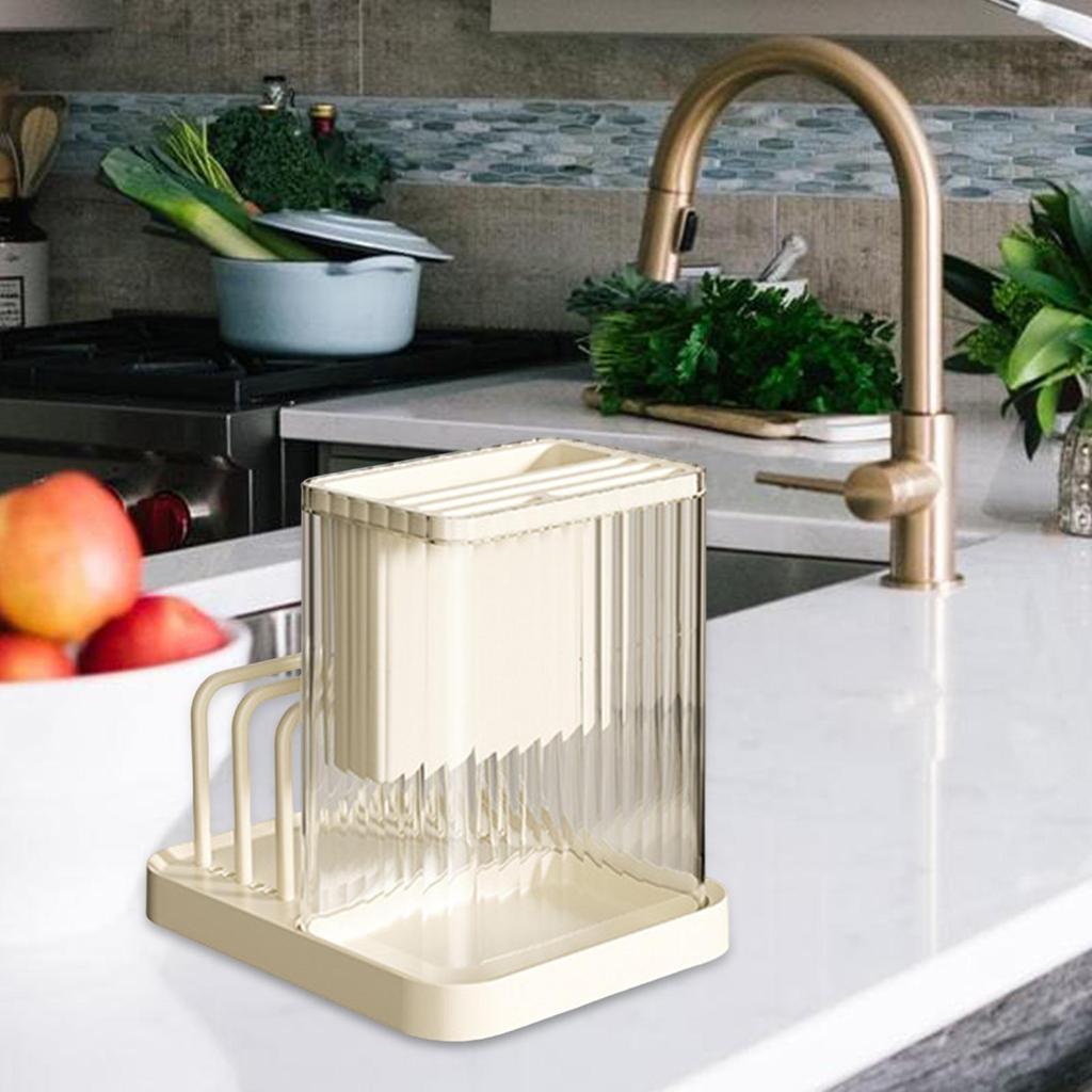 3 in 1 Cutting Boards Knife Organizer Pot Lids Block and Utensil Holder for Chopping