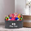 Pet Toy Box Felt Cat and Dog Toy Box Personalized Toy Organizer Box Toy Storage Box Clothes Storage Box Collar Storage