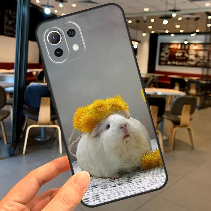 Animal Guinea Pig Case For Xiaomi 14T Pro 11T 12T 13T 13 14 15 Ultra POCO X7 Pro X3 X5 X6 F5 F6 M6 Pro Coque