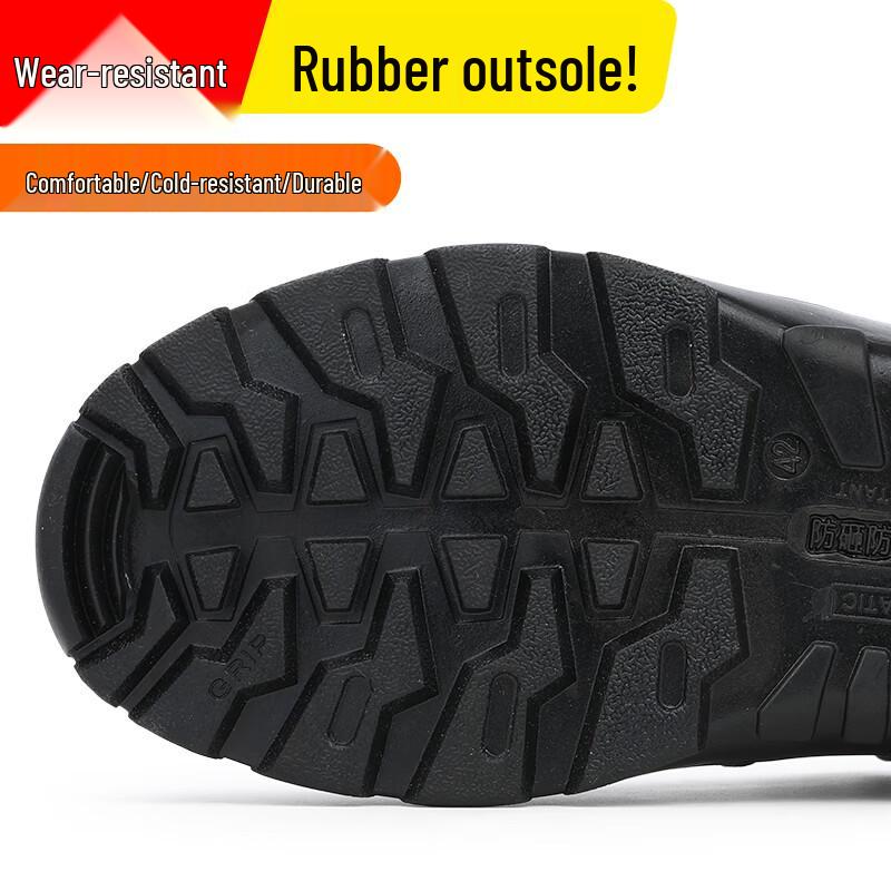 Wei Er Dun Men's Winter Steel Toe Safety Work Boots