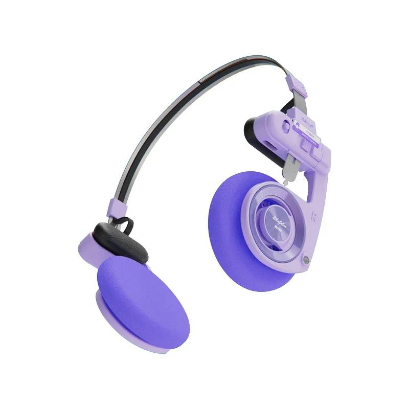 

Для навушників WhatPlus Retro3 Бездротові Bluetooth-навушники, Бездротові Hi-Fi з шумозаглушенням, Вкладиші, Складані, Портативні, Ga фіолетовий