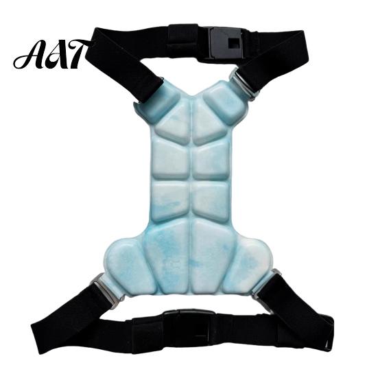 Outdoor Dog Cooling Accessories Vest, Breathable Coat with Gel Ice Packs, Pet Overheating Prevention Gear Summer Jacket for Large Medium