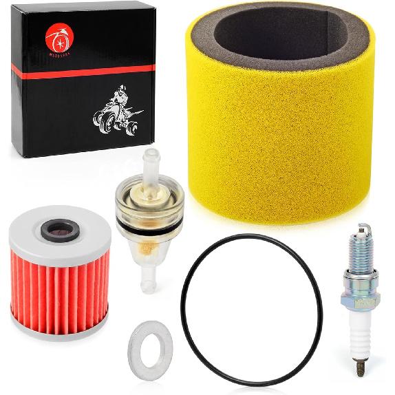 Air Filter Foam Oil Filter Spark Plug For Kawasaki Bayou 220 250 300 KLF220 KLF250 KLF300 C/B 2x4 4x4 1989-2011