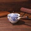 Conjunto de Chá Gong Fu Chinês Portátil Bule com Rotação 360º Cerâmica Preparador de Chá Infusor Semi-Automático Utensílios de Chá para Casa Escritório Viagem
